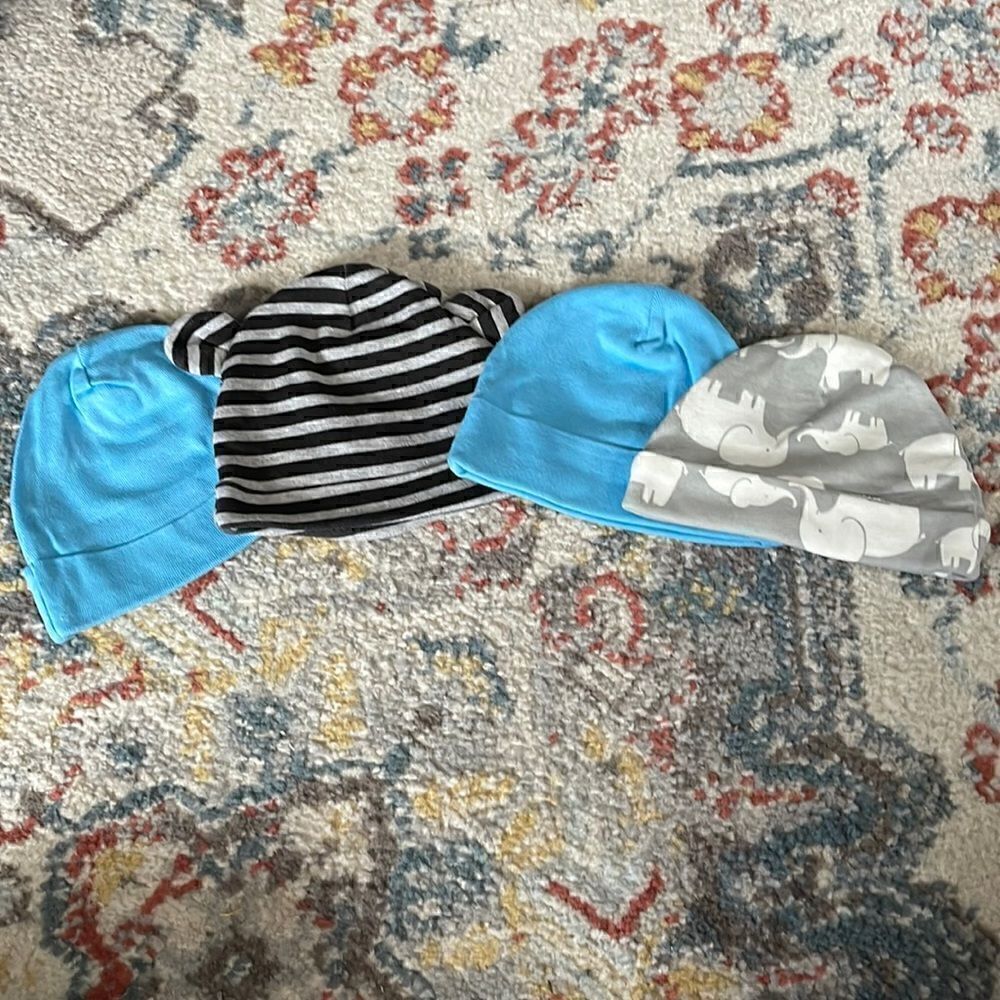 Gerber Hat Cap Set Newborn 0-6months